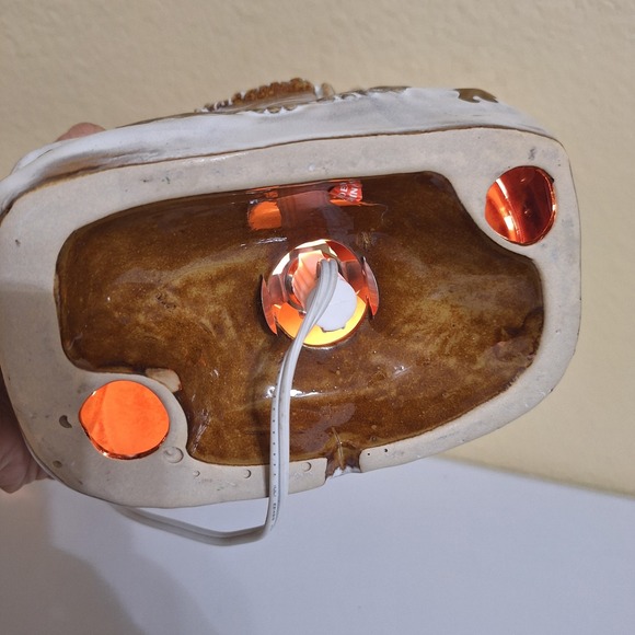 Night Light Plug In Ceramic Cross Nativity Scene  Hand painted Kirkland's 9" - Picture 7 of 9